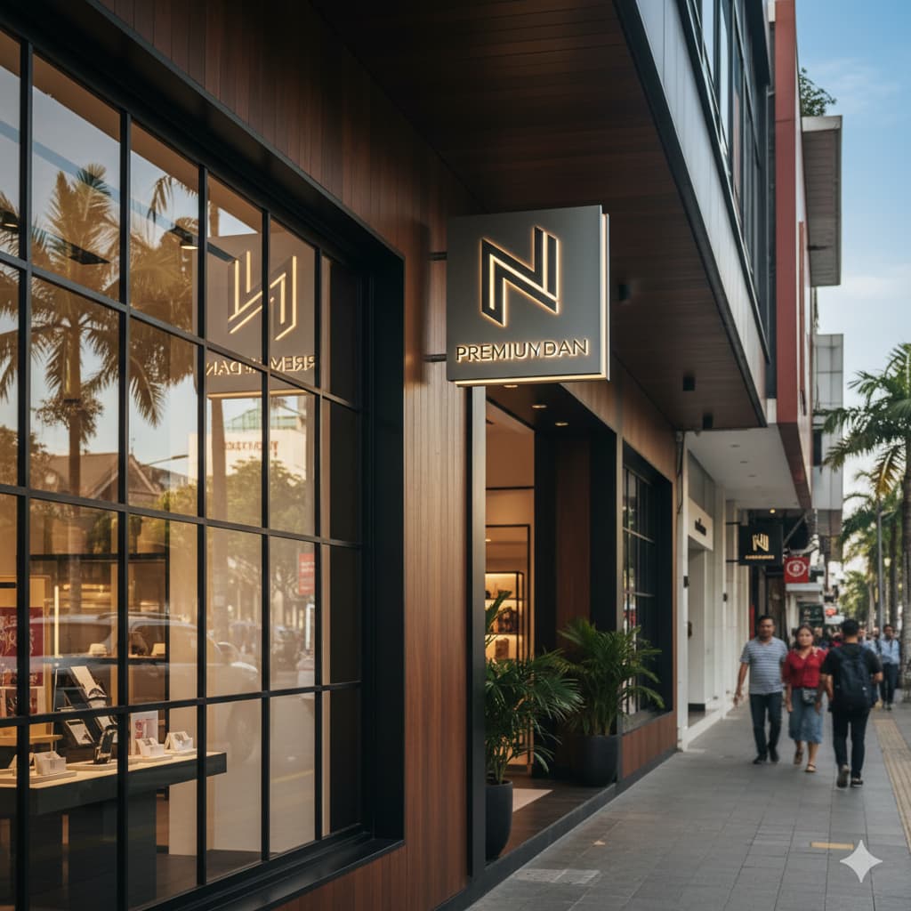 Signage Redesign untuk brand