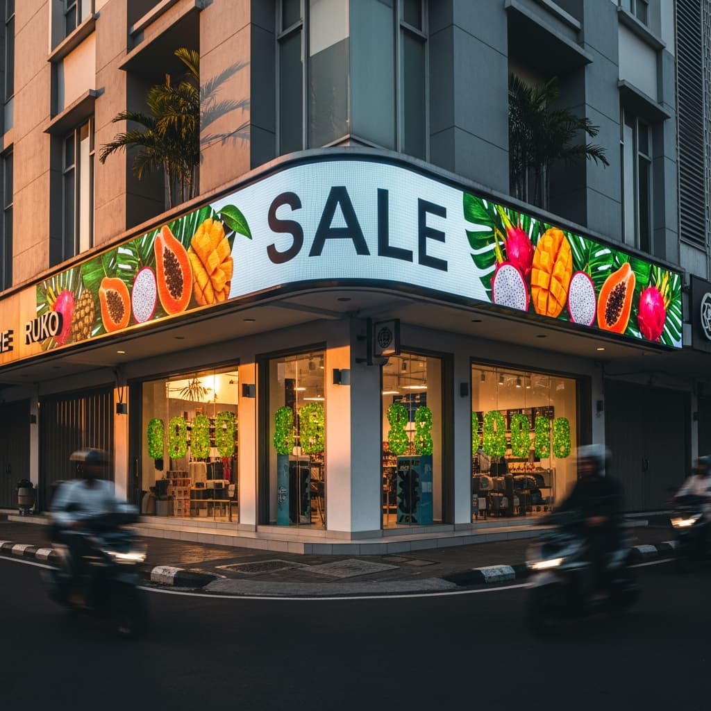 Signage LED Digital untuk Toko