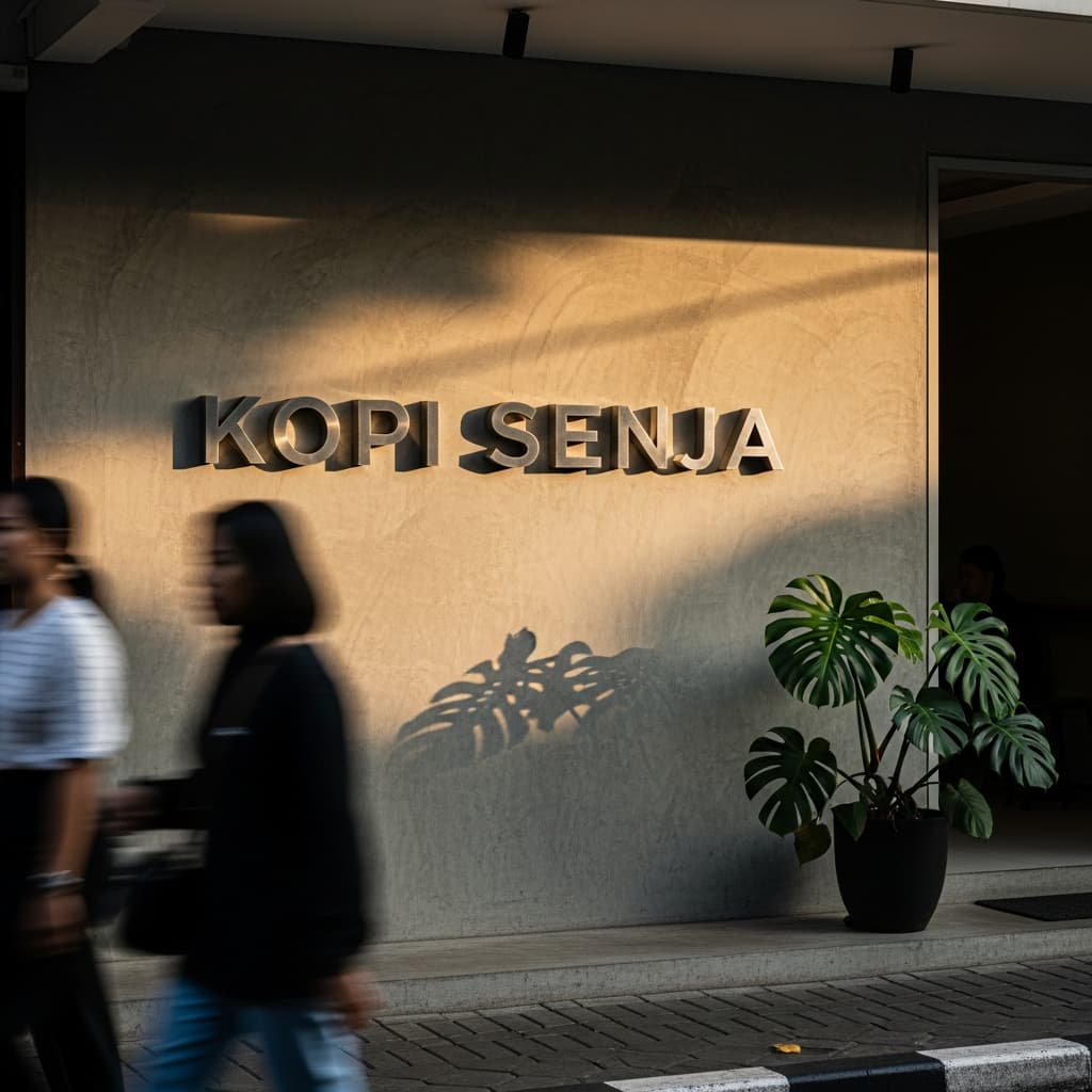 Papan Nama Toko Modern
